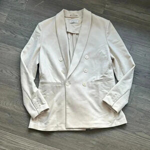 Circolo 1901 | 95% cotton cream  double breasted premium blazer